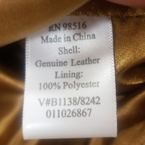 Women's Coldwater creek : Leather jacket - Picture 5 of 6